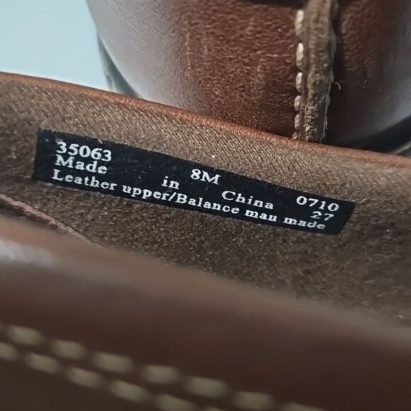 Clarks Bendables Brown Leather Slip On Comfort Shoes Size 8 - Picture 3 of 6